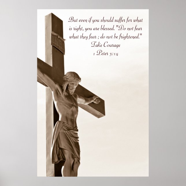 Crucifixion of Jesus Christ poster (Front)