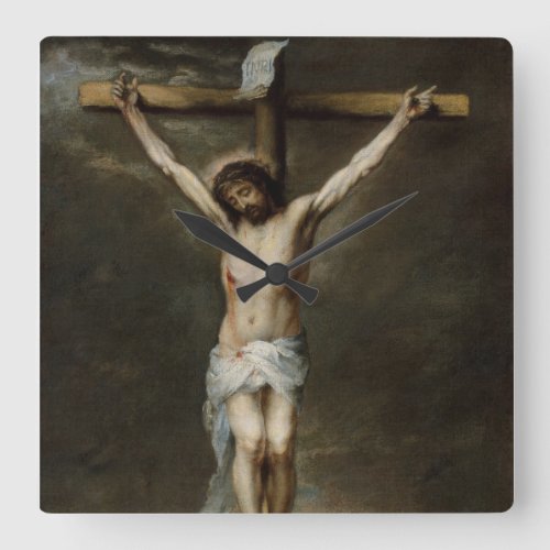 Crucifixion of Jesus Wall Clock