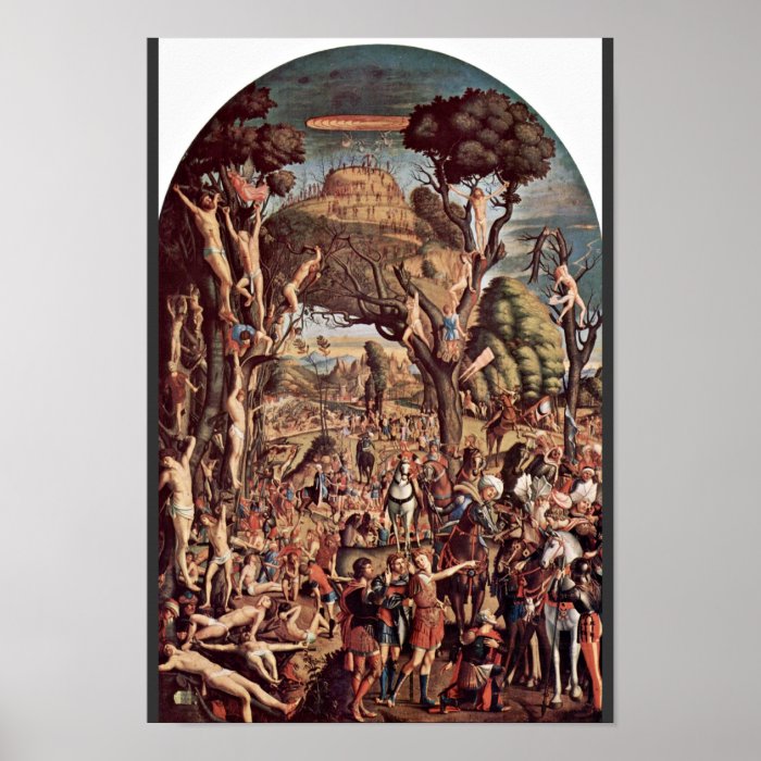 Crucifixion Of The Ten Thousand On Mount Ararat Print