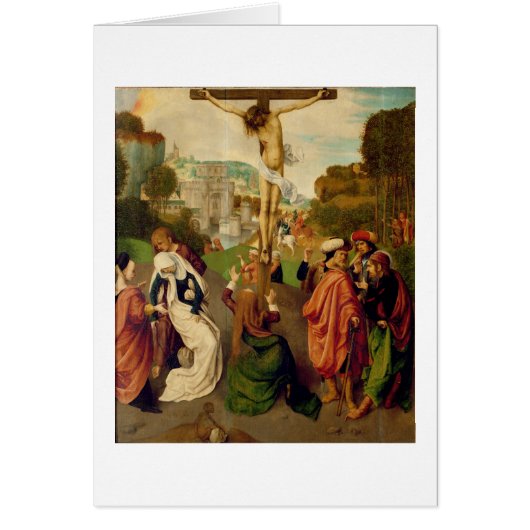 Crucifixion (oil on panel) cards (Front)