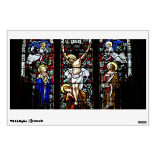 Crucifixion (Stained Glass) Wall Decal