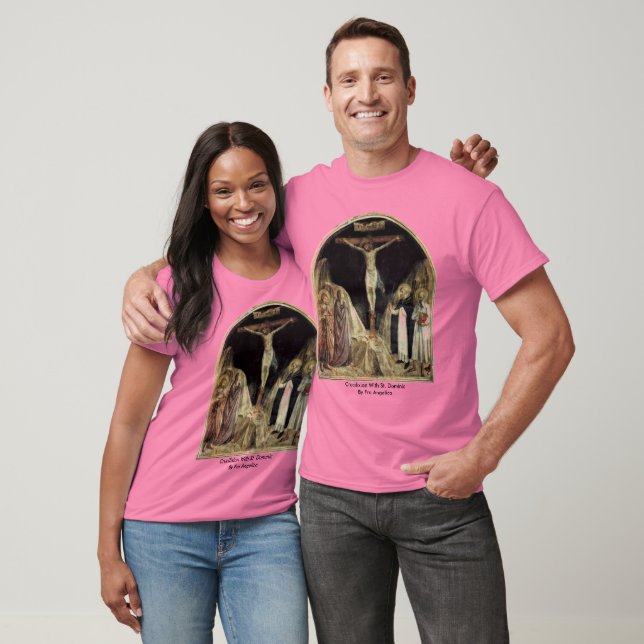 Crucifixion With St. Dominic By Fra Angelico T-Shirt (Unisex)