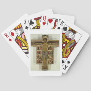 Crucifixion with Stories of the Passion, School of Poker Cards
