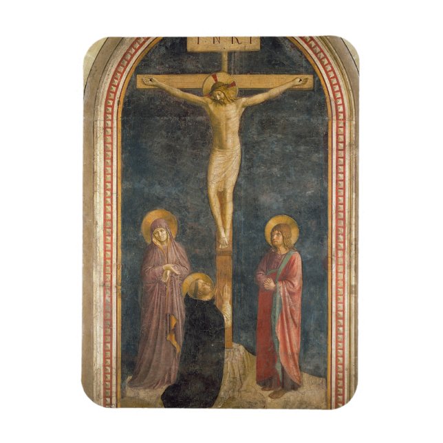 Crucifixion with the Virgin, SS. John the Evangeli Magnet (Vertical)