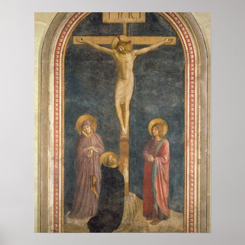Crucifixion with the Virgin SS John the Evangeli Poster