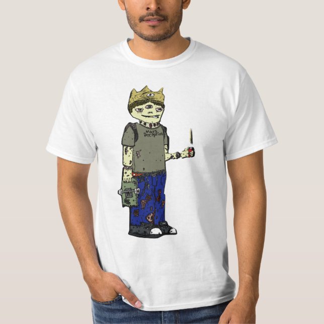 Crucify Free Thinkers No Text Color T-Shirt (Front)