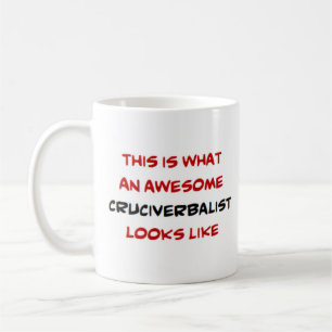 cruciverbalist, awesome coffee mug