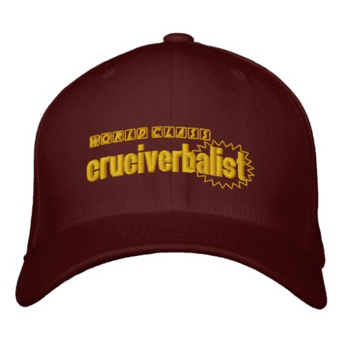 Cruciverbalist Crosswords Embroidered Baseball Cap