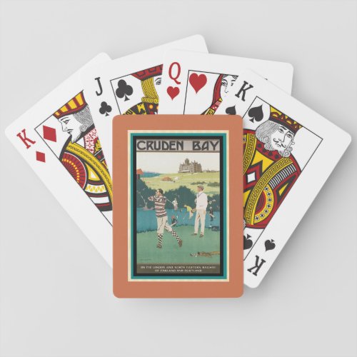 Cruden Bay Golf Club vintage travel   Playing Cards