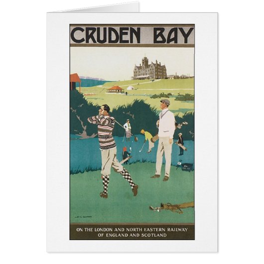 Cruden Bay Golf Poster Cards (Front)