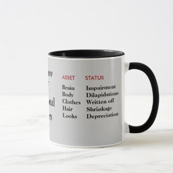 Cruel But Funny Personalisable Birthday Gift Mug by officecelebrity at Zazzle