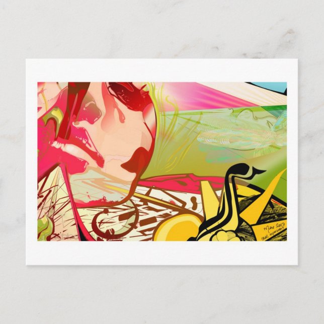 Cruel Experiment Postcard (Front)