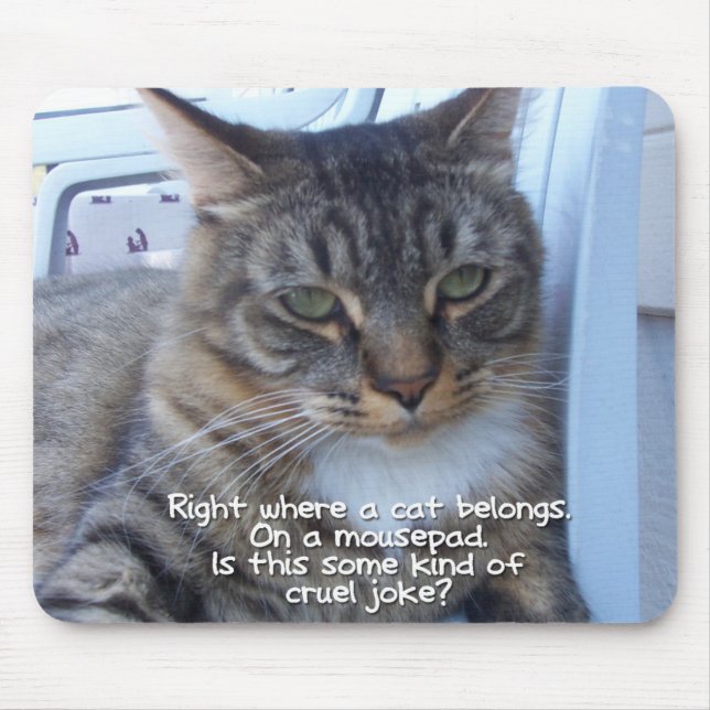 Cruel Joke Mouse Pad (Front)