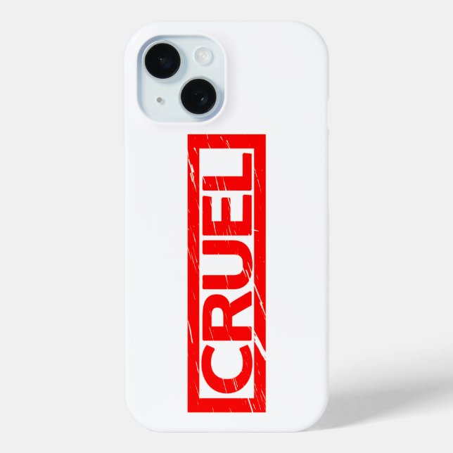 Cruel Stamp Case-Mate iPhone Case (Back)