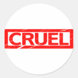 Cruel Stamp Classic Round Sticker