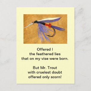 "Cruel Trout" Postcard "Freight Train"