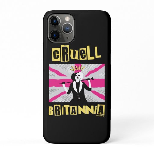 Cruella | Cruell Britannia Flag Pop Art iPhone 11 Pro Case