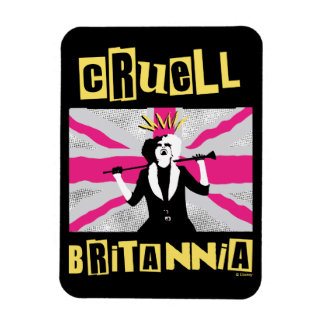 Cruella | Cruell Britannia Flag Pop Art Magnet