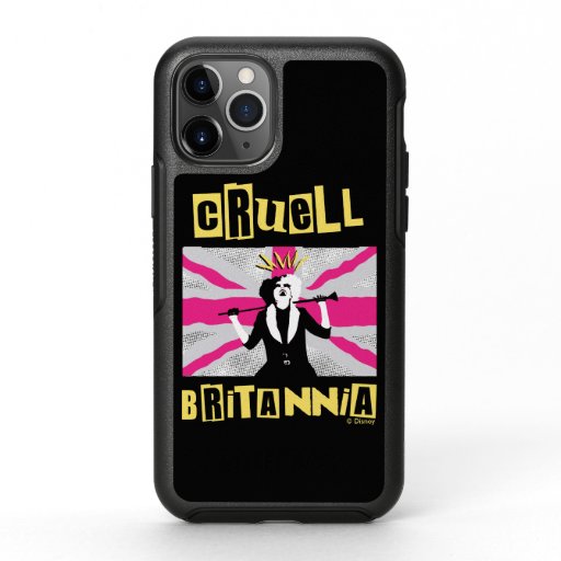 Cruella | Cruell Britannia Flag Pop Art OtterBox Symmetry iPhone 11 Pro Case