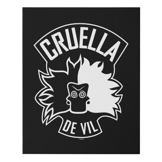 Cruella De Vil | 101 Dalmatians Faux Canvas Print (Front)
