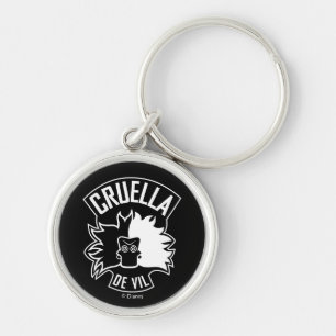 Cruella De Vil 101 Dalmatians Keychain