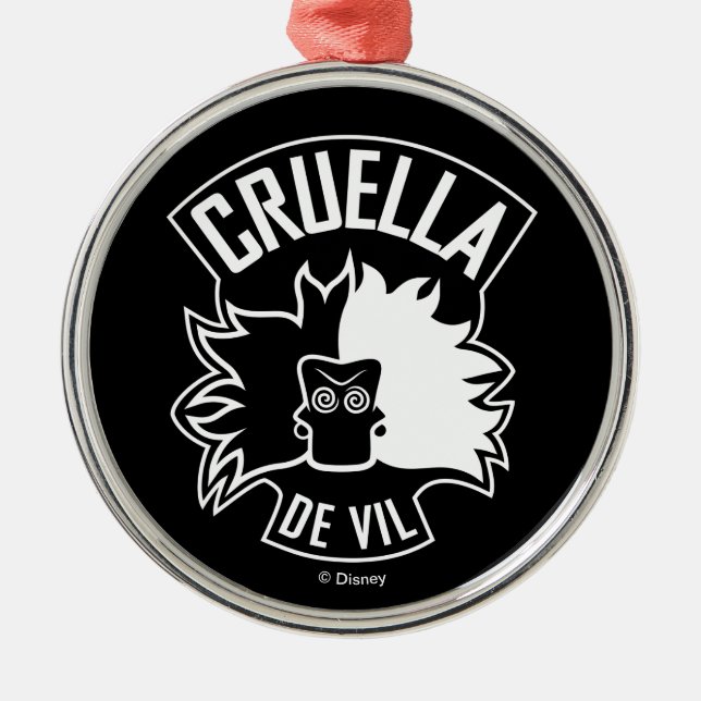 Cruella De Vil | 101 Dalmatians Metal Ornament (Front)