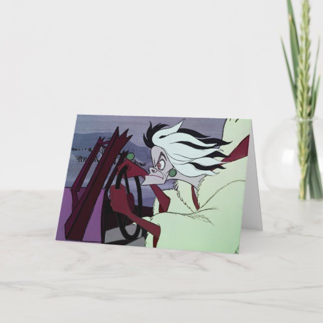 Cruella De Vil | Driving Card (Front)