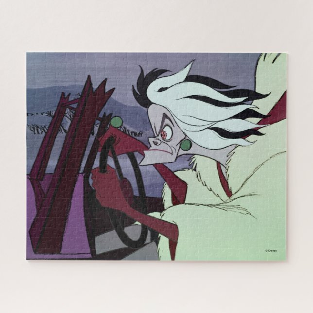 Cruella De Vil | Driving Jigsaw Puzzle (Horizontal)