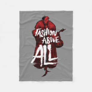 Cruella De Vil Fashion Above All Fleece Blanket
