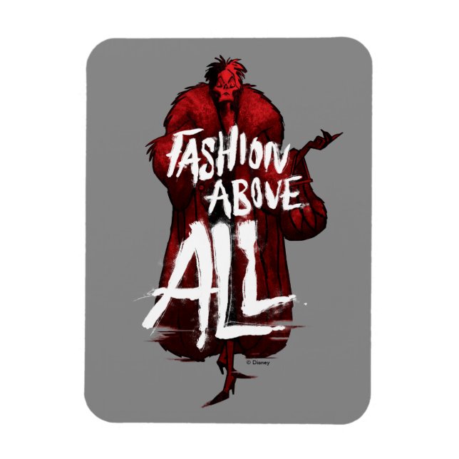 Cruella De Vil | Fashion Above All Magnet (Vertical)