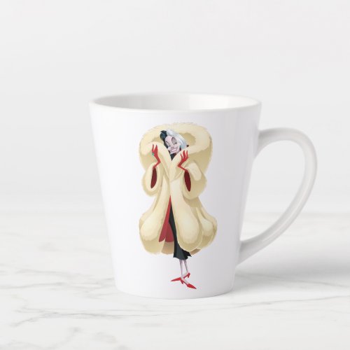 Cruella De Vil  Fashionable Fur Latte Mug