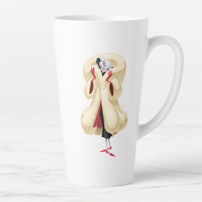 Cruella De Vil | Fashionable Fur Latte Mug (Right)