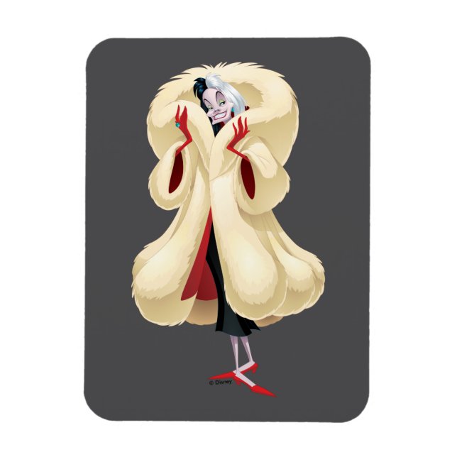 Cruella De Vil | Fashionable Fur Magnet (Vertical)