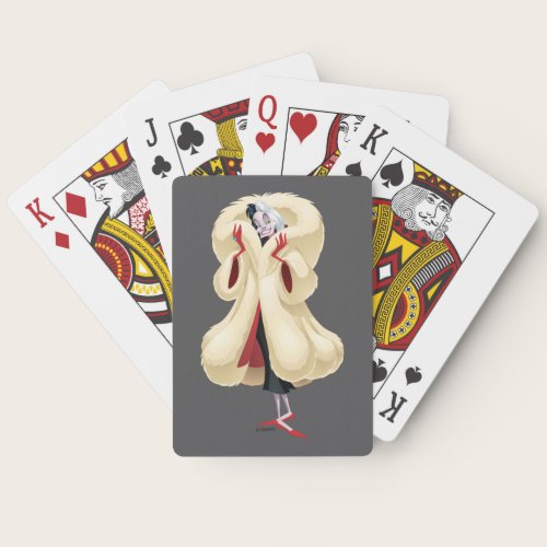 Cruella De Vil | Fashionable Fur Playing Cards
