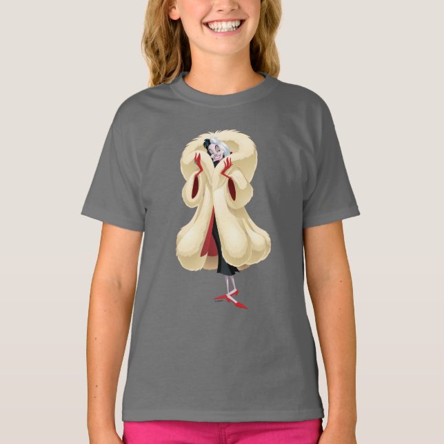 Cruella De Vil | Fashionable Fur T-Shirt (Front)