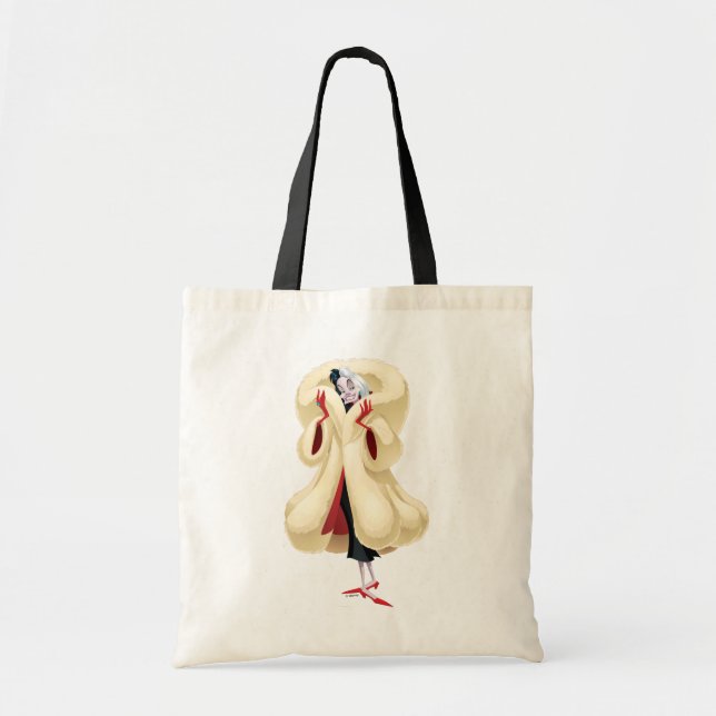 Cruella De Vil | Fashionable Fur Tote Bag (Front)