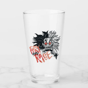 Cruella De Vil Fury and Rage Glass