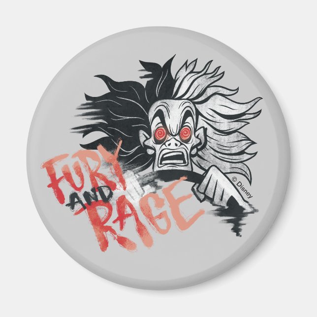 Cruella De Vil | Fury and Rage Magnet (Front)