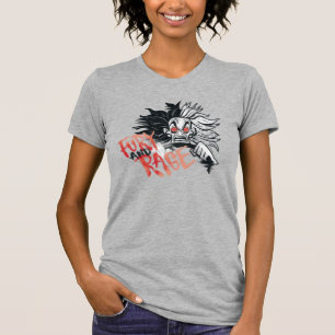 Cruella De Vil Fury and Rage T-Shirt