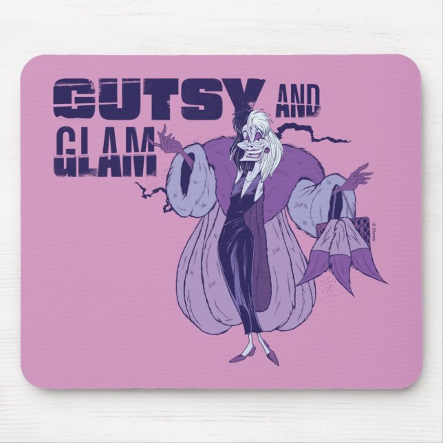 Cruella De Vil | Gutsy and Glam Mouse Pad (Front)
