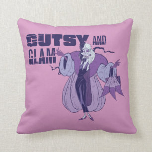 Cruella De Vil   Gutsy and Glam Throw Pillow