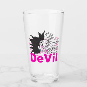 Cruella De Vil In A Rage Glass