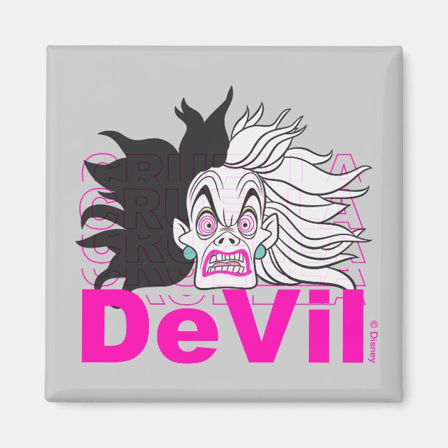 Cruella De Vil | In A Rage Magnet (Front)