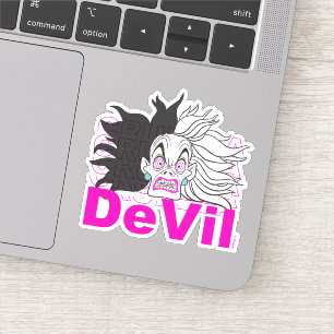 Cruella De Vil In A Rage Sticker