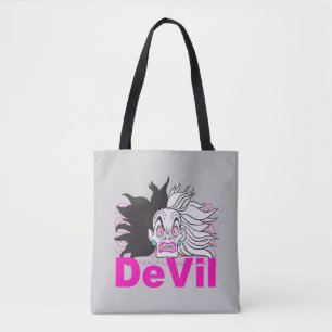 Cruella De Vil In A Rage Tote Bag