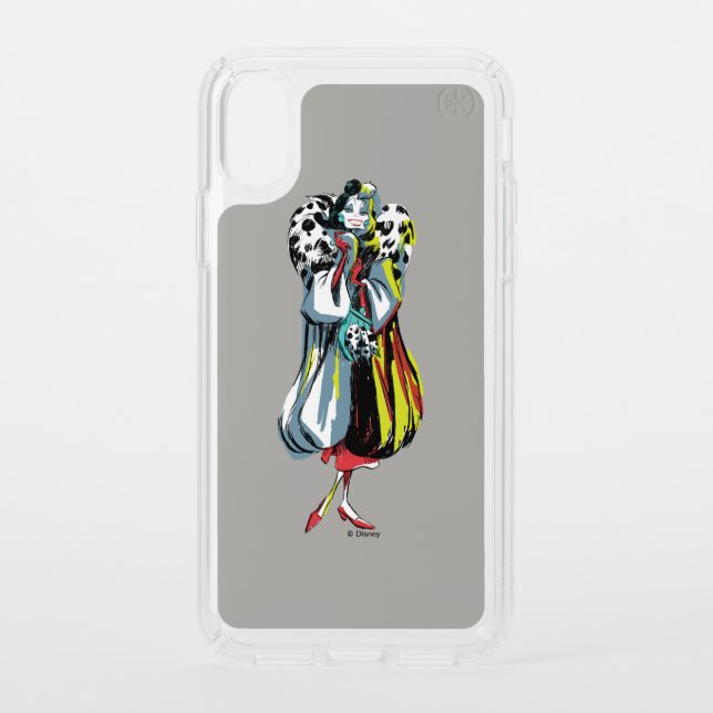 Cruella De Vil | In Her Furs Speck iPhone XS Case (Front)