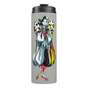Cruella De Vil In Her Furs Thermal Tumbler