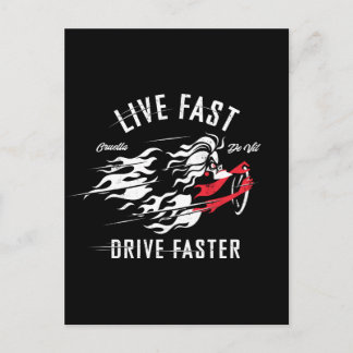 Cruella De Vil | Live Fast Drive Faster Postcard