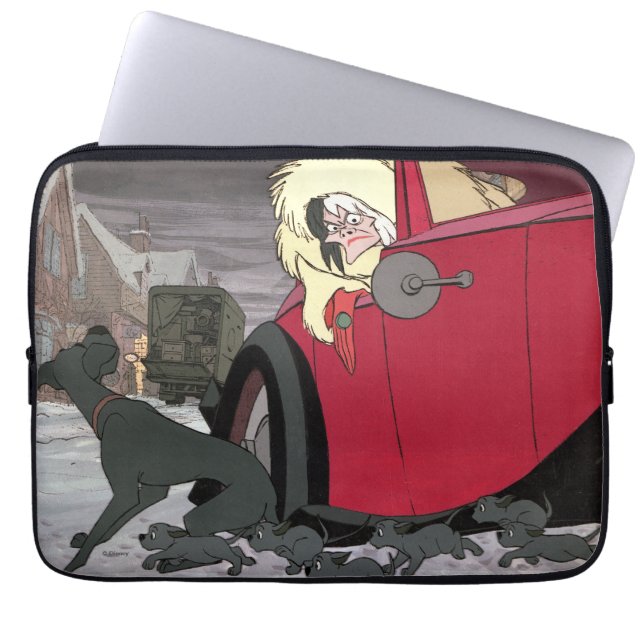 Cruella De Vil | Look Out!! Laptop Sleeve (Front)