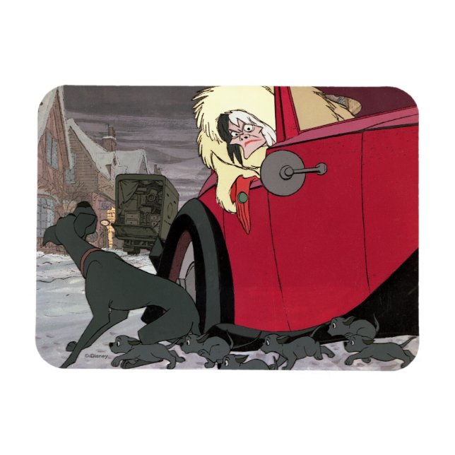 Cruella De Vil | Look Out!! Magnet (Horizontal)